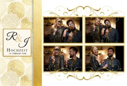 Collage bei Hochzeit